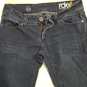 FOX Junior's Size 5 Dark Blue Skinny Jeans